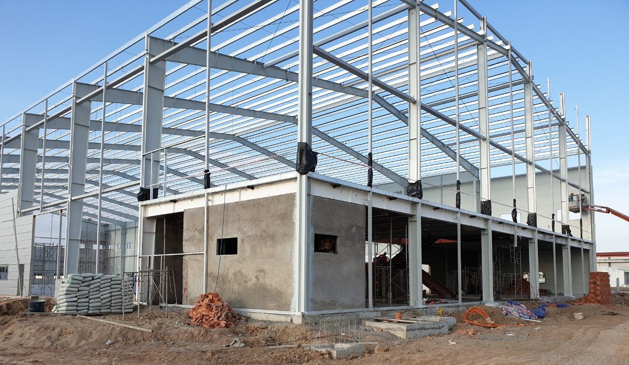 Thi công khung kèo thép