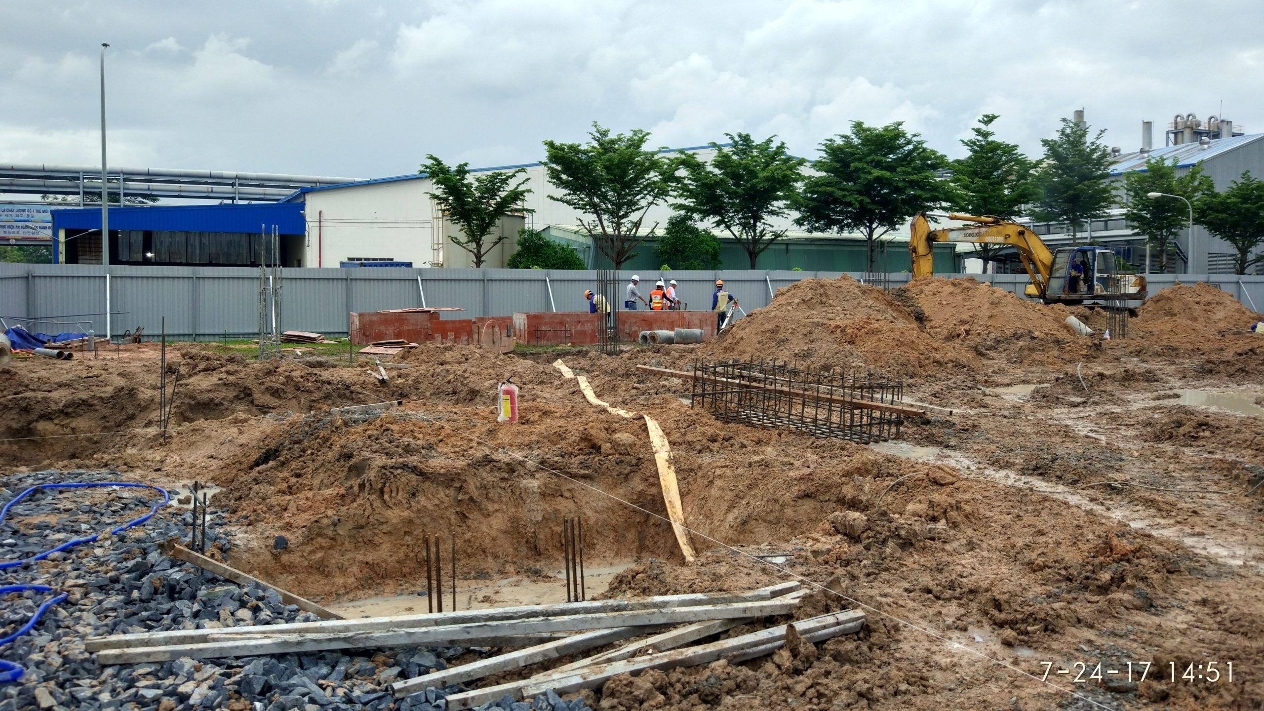 Thi công móng cọc